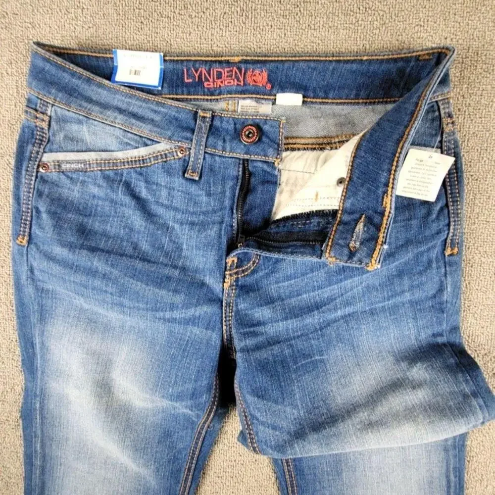Cinch Lynden Jeans Womens 30/9 Long Blue Mid Rise Slim Bootcut Stretch Denim